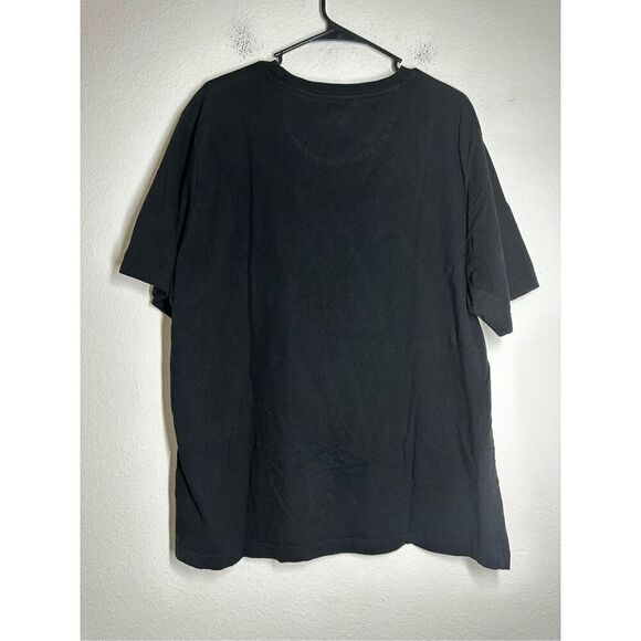 Chaps Men’s Black T-shirt Embroidered Logo Size XXL - Picture 3 of 9